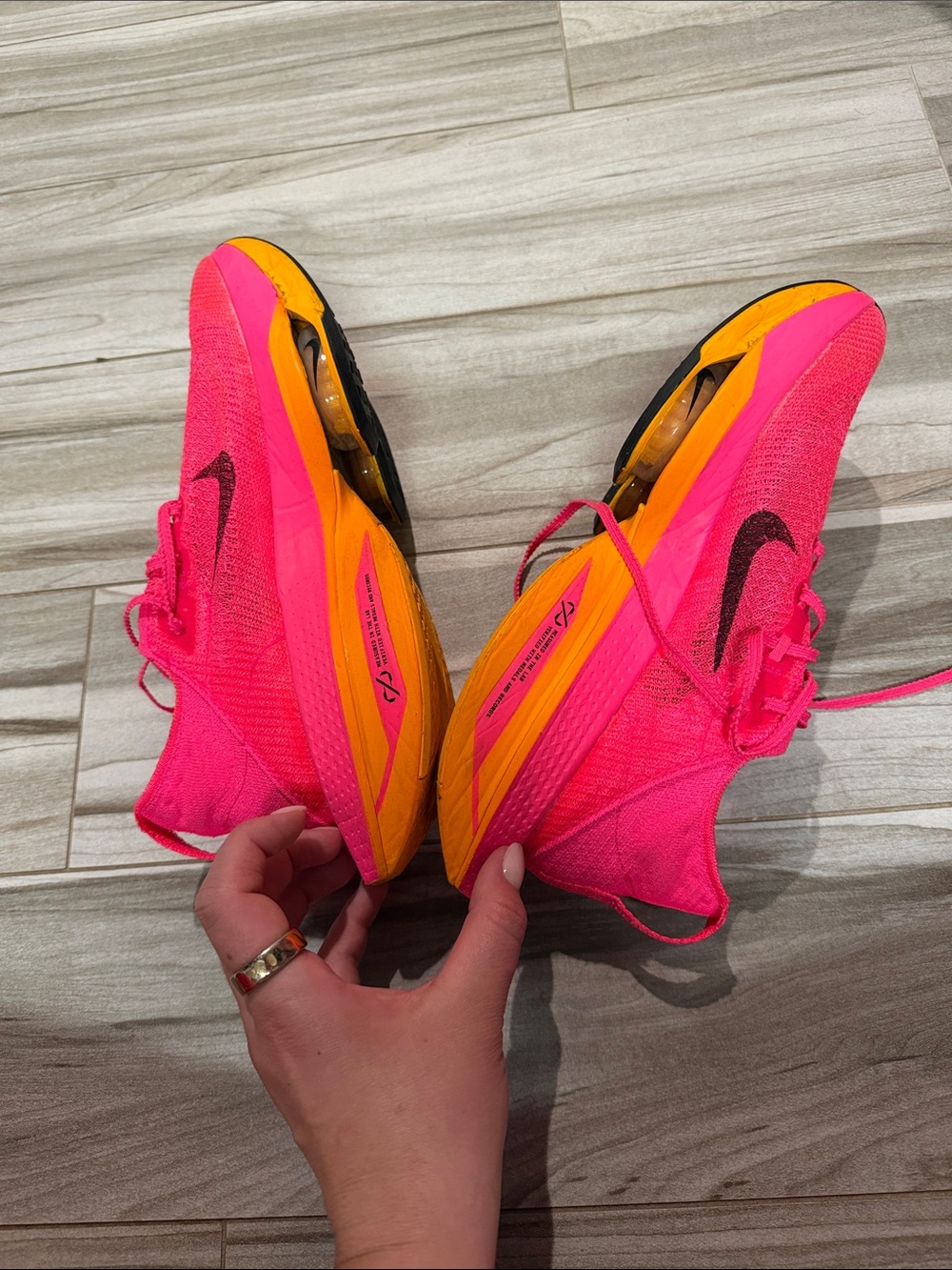 Nike Alphafly Next % 2 Running Shoes Pink Size 10 Men - Picture 8 of 9